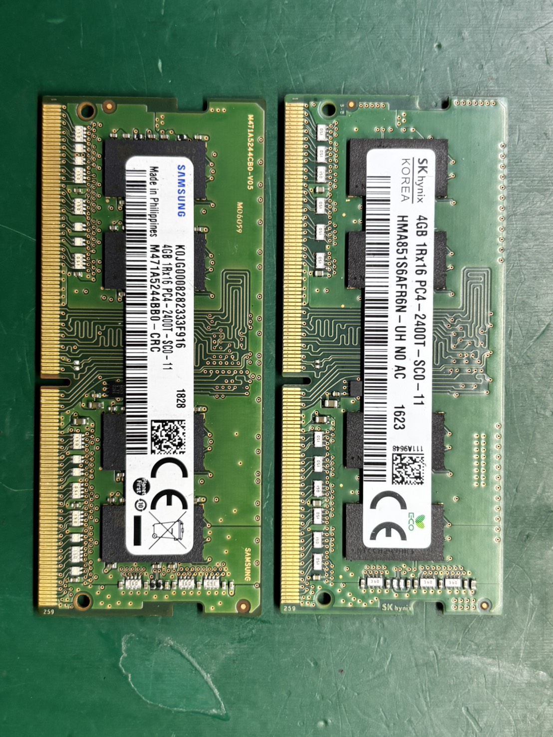 Ram DDR4 4GB PC 2400 ยี่ห้อ Samsung   มือสอง