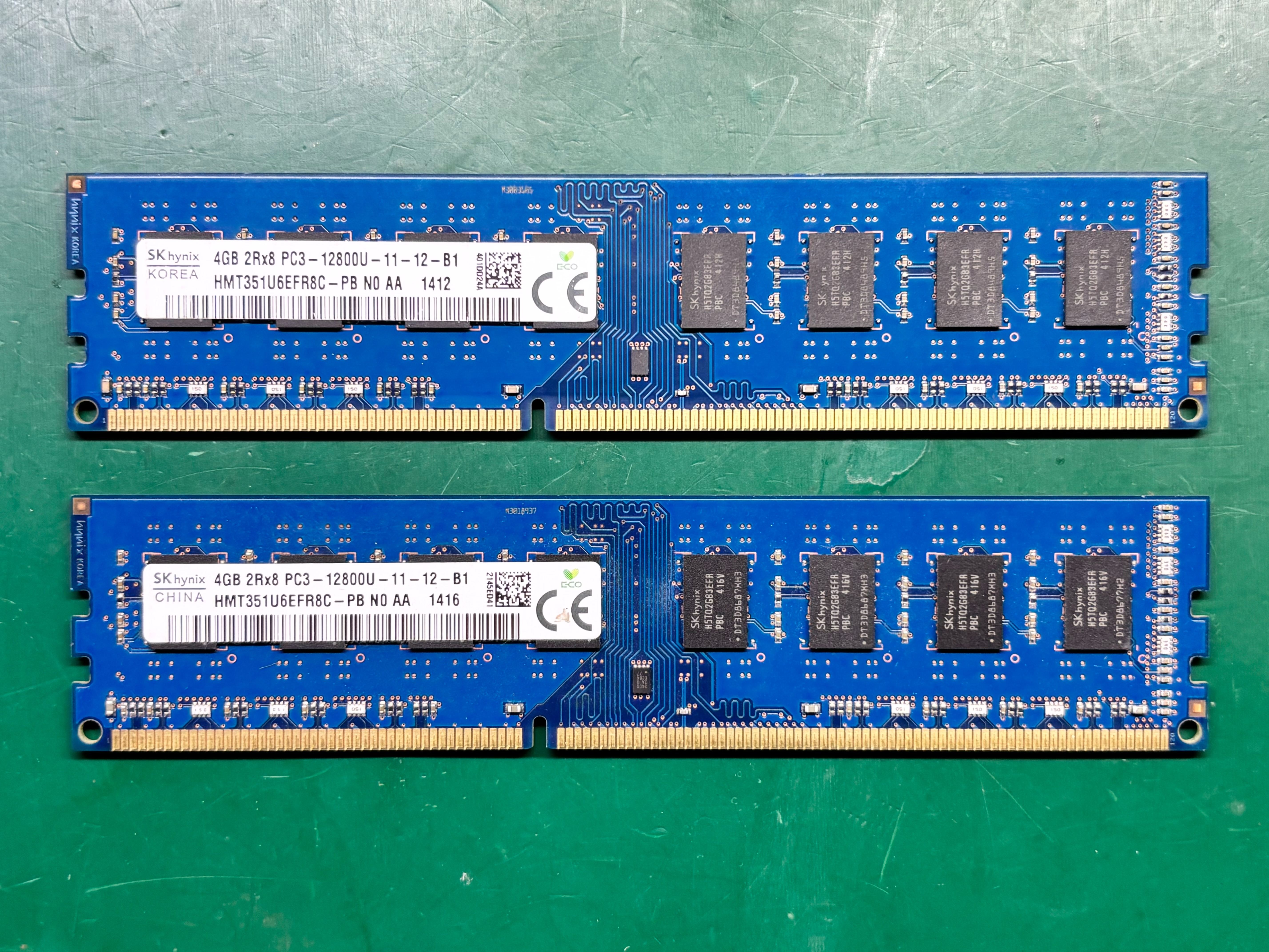 Ram DDR3 4GB. PC3-1280U ยี่ห้อ  Hynix มือสอง
